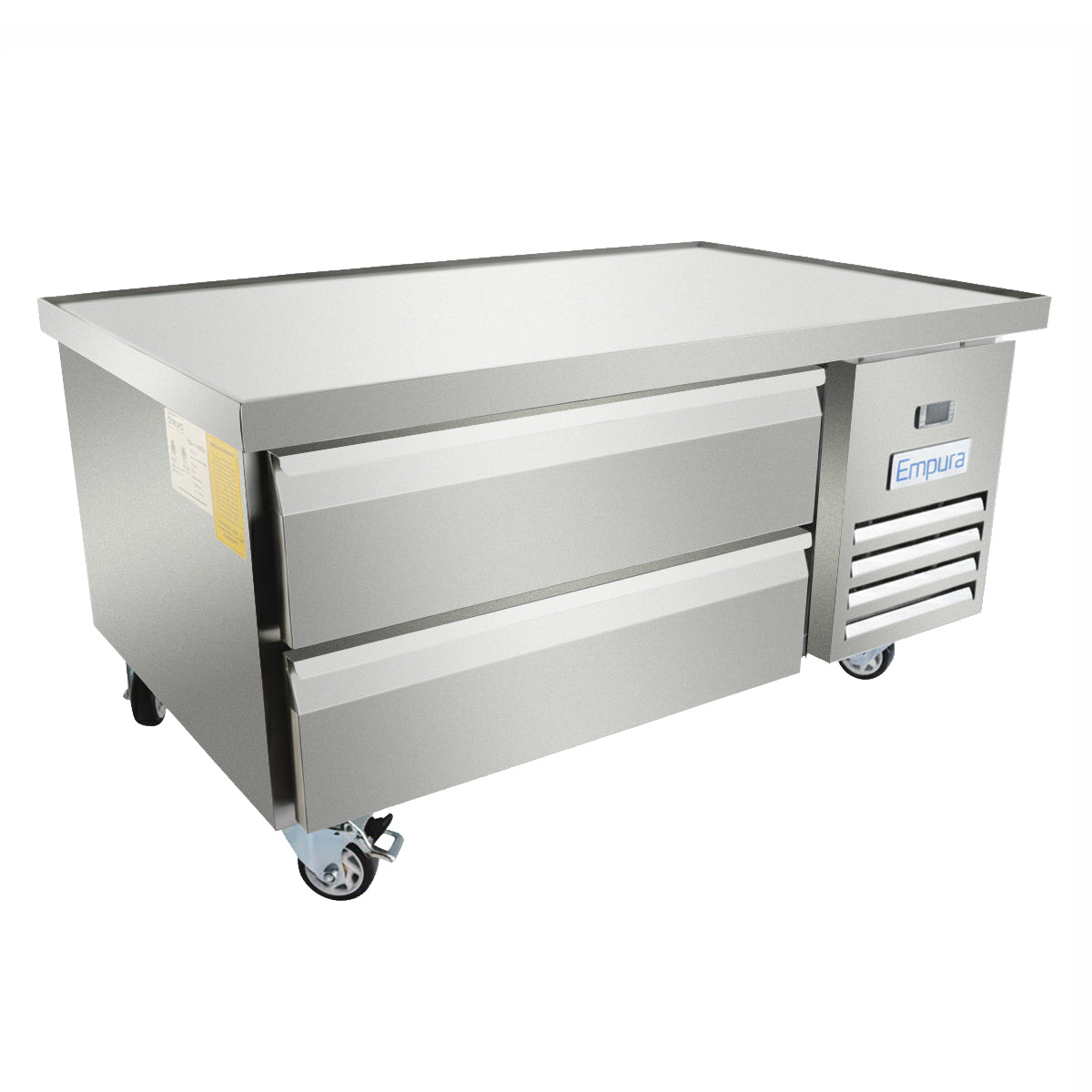 Empura Refrigeration E-KCBRC48 Refrigerated Equipment Stand 50"W X 31.9"D X 26.8"H 6.1 Cu. Ft. Capacity