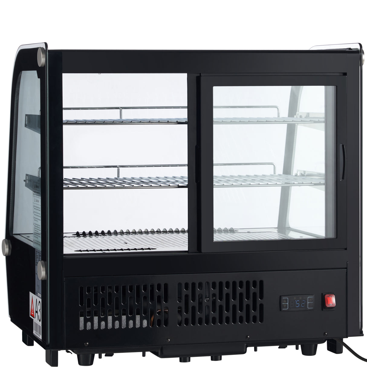 Empura Refrigeration E-RCDC-28B Refrigerated Display Case Countertop 27.6"W × 22.3"D × 27"H