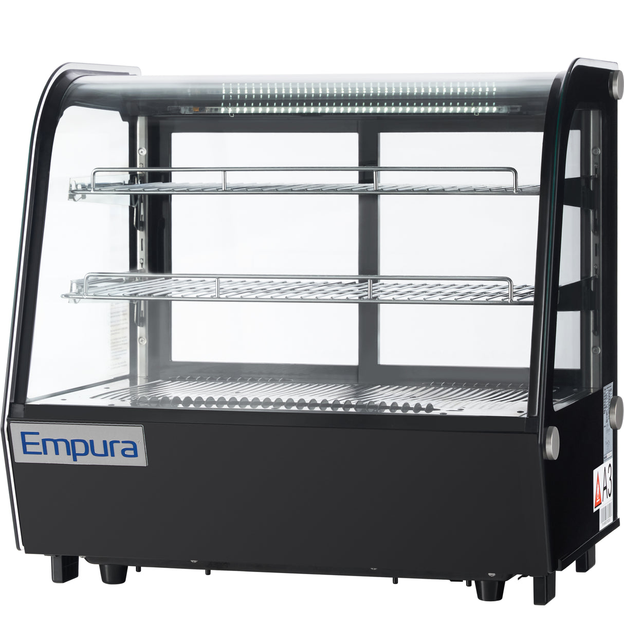 Empura Refrigeration E-RCDC-28B Refrigerated Display Case Countertop 27.6"W × 22.3"D × 27"H