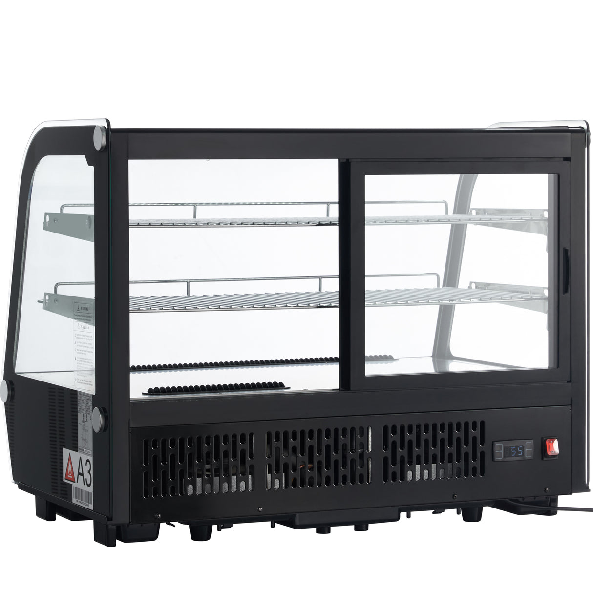 Empura Refrigeration E-RCDC-35B Refrigerated Display Case Countertop 34.6"W × 22.3"D × 27"H
