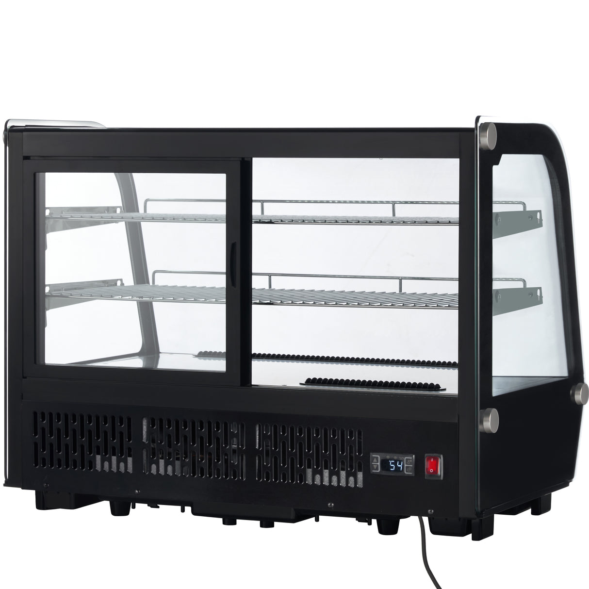 Empura Refrigeration E-RCDC-35B Refrigerated Display Case Countertop 34.6"W × 22.3"D × 27"H
