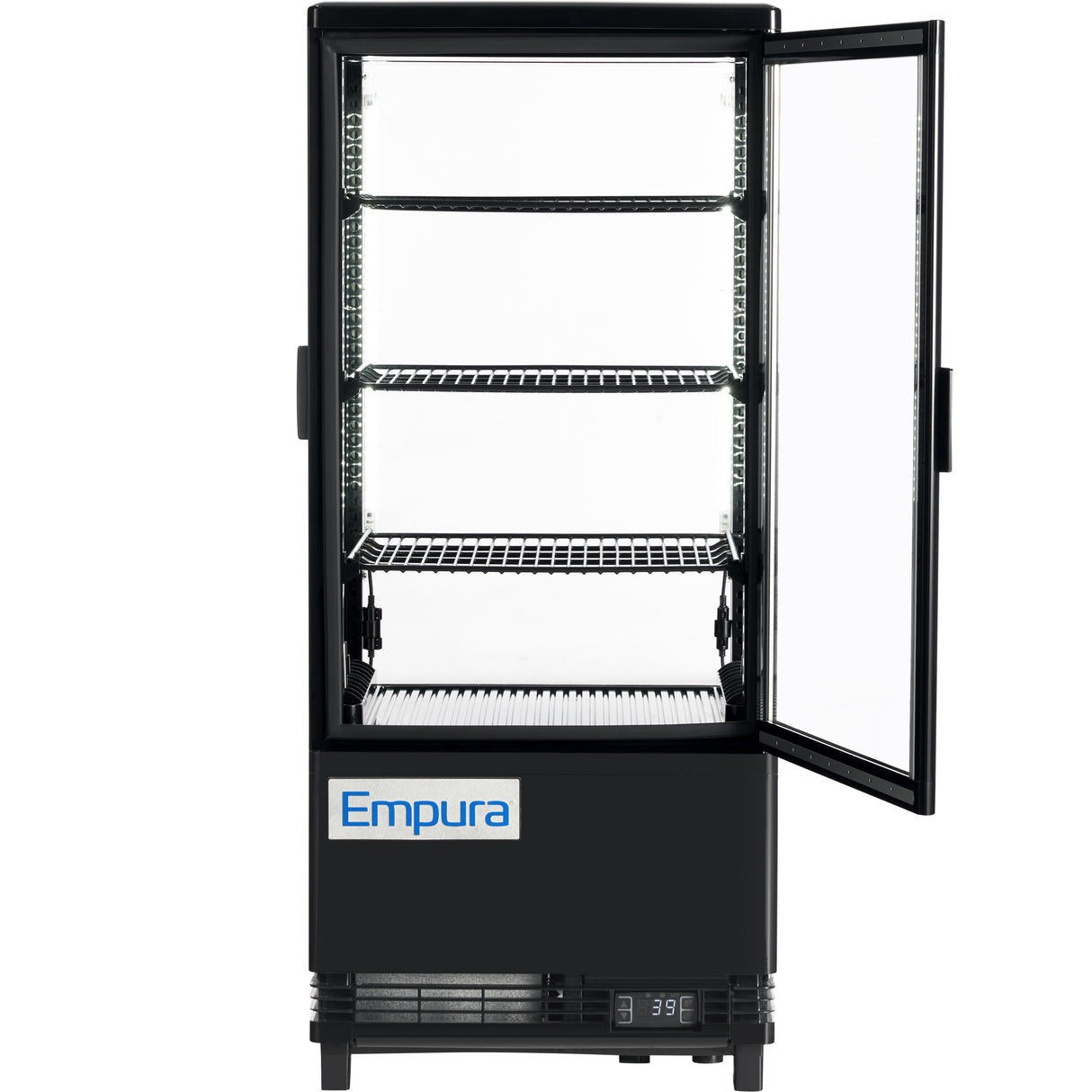Empura Refrigeration E-RDC-17B-1D Refrigerated Display Case Countertop 16.7"W × 14.9"D × 44.4"H