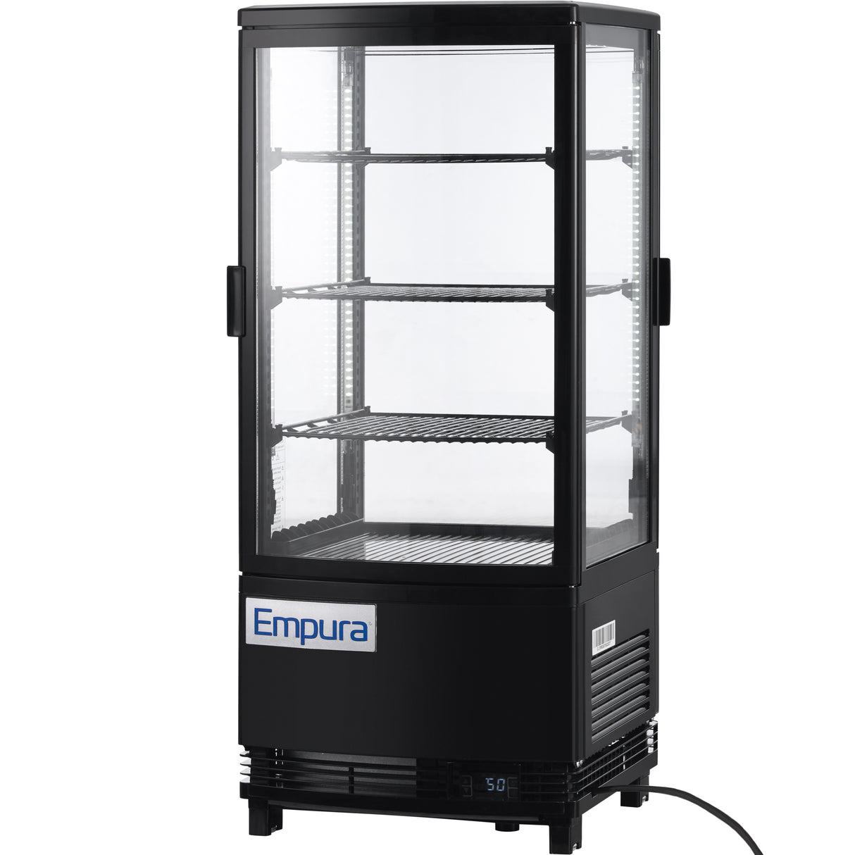 Empura Refrigeration E-RDC-17B-2D Refrigerated Display Case Countertop 16.9"W × 16.6"D × 38.9"H