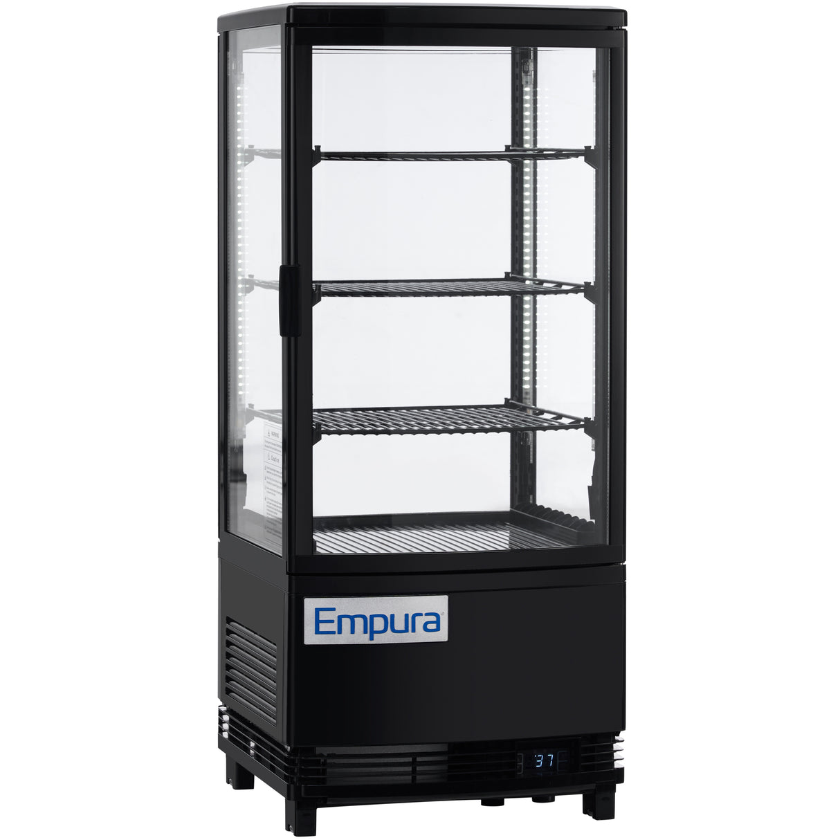 Empura Refrigeration E-RDC-17B-2D Refrigerated Display Case Countertop 16.9"W × 16.6"D × 38.9"H