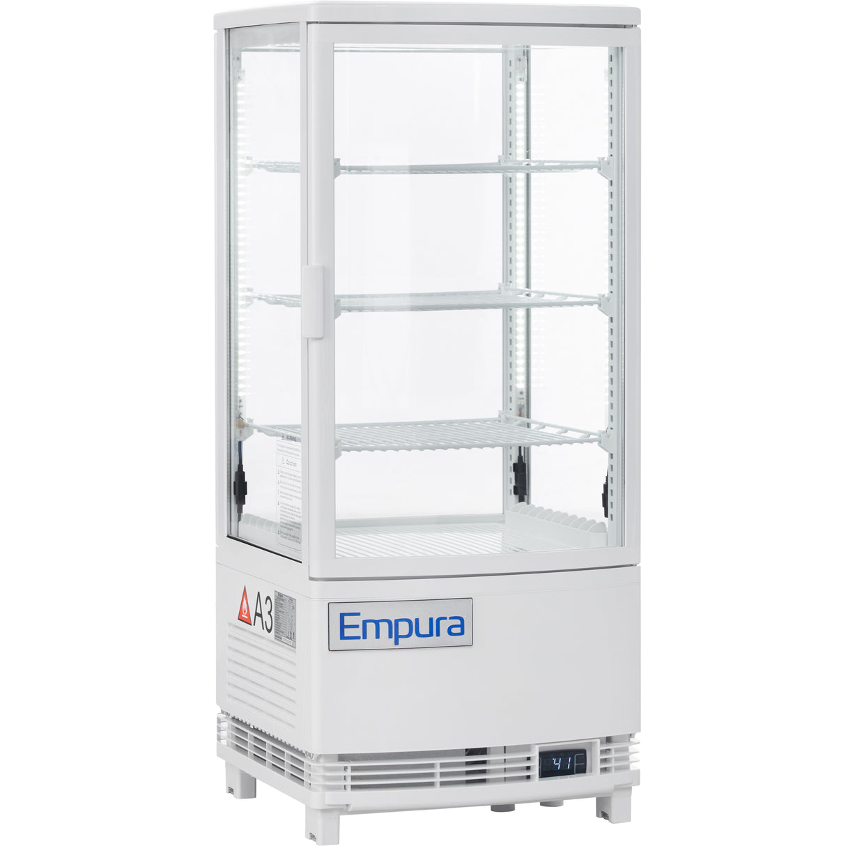 Empura Refrigeration E-RDC-17W-2D Refrigerated Display Case Countertop 16.9"W × 16.6"D × 38.9"H