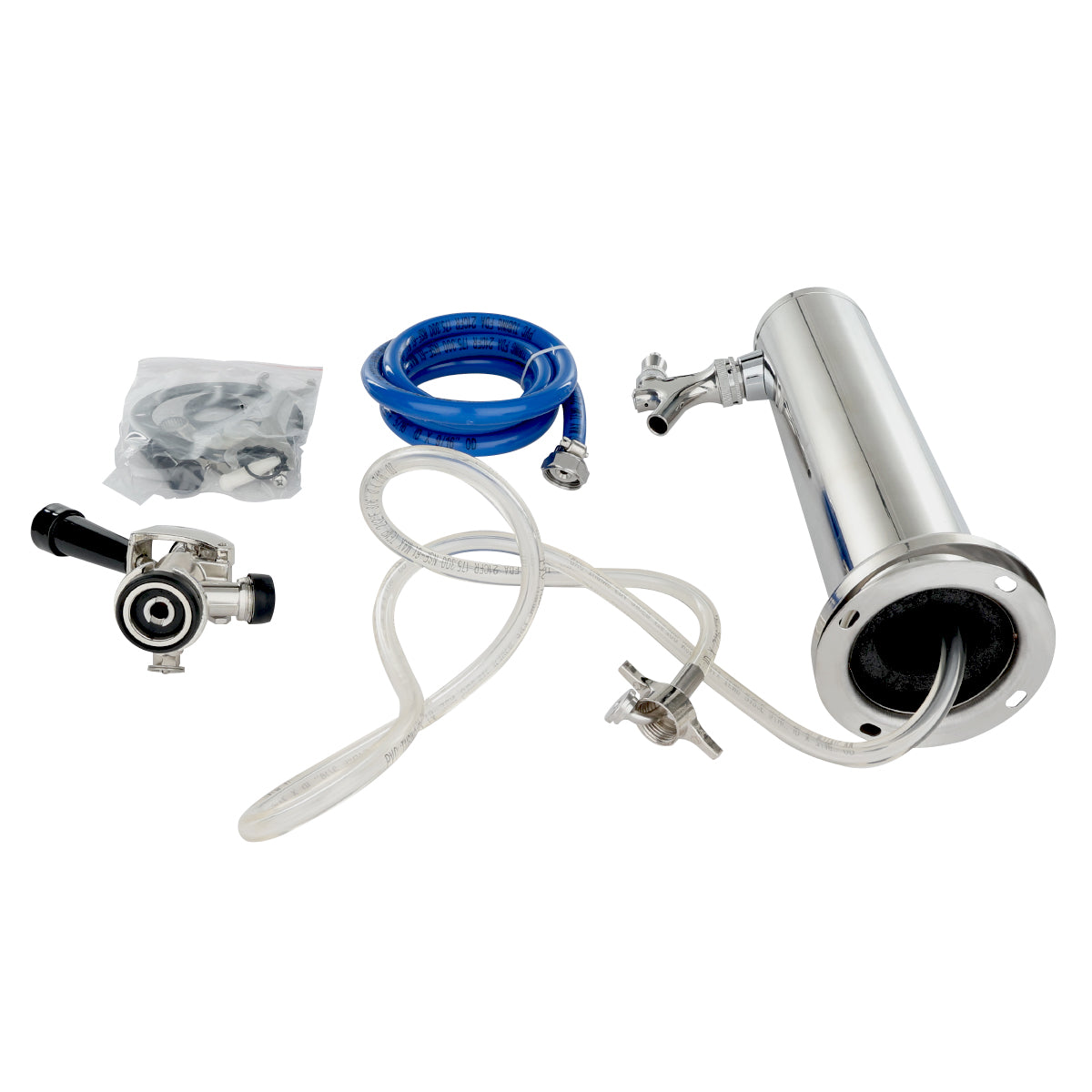 Empura Refrigeration E-KDD-TOWER-KIT-1 Draft Beer Dispensing Tower Kit Single Faucet Compatible With E-KDD Draft Beer Dispensing Series