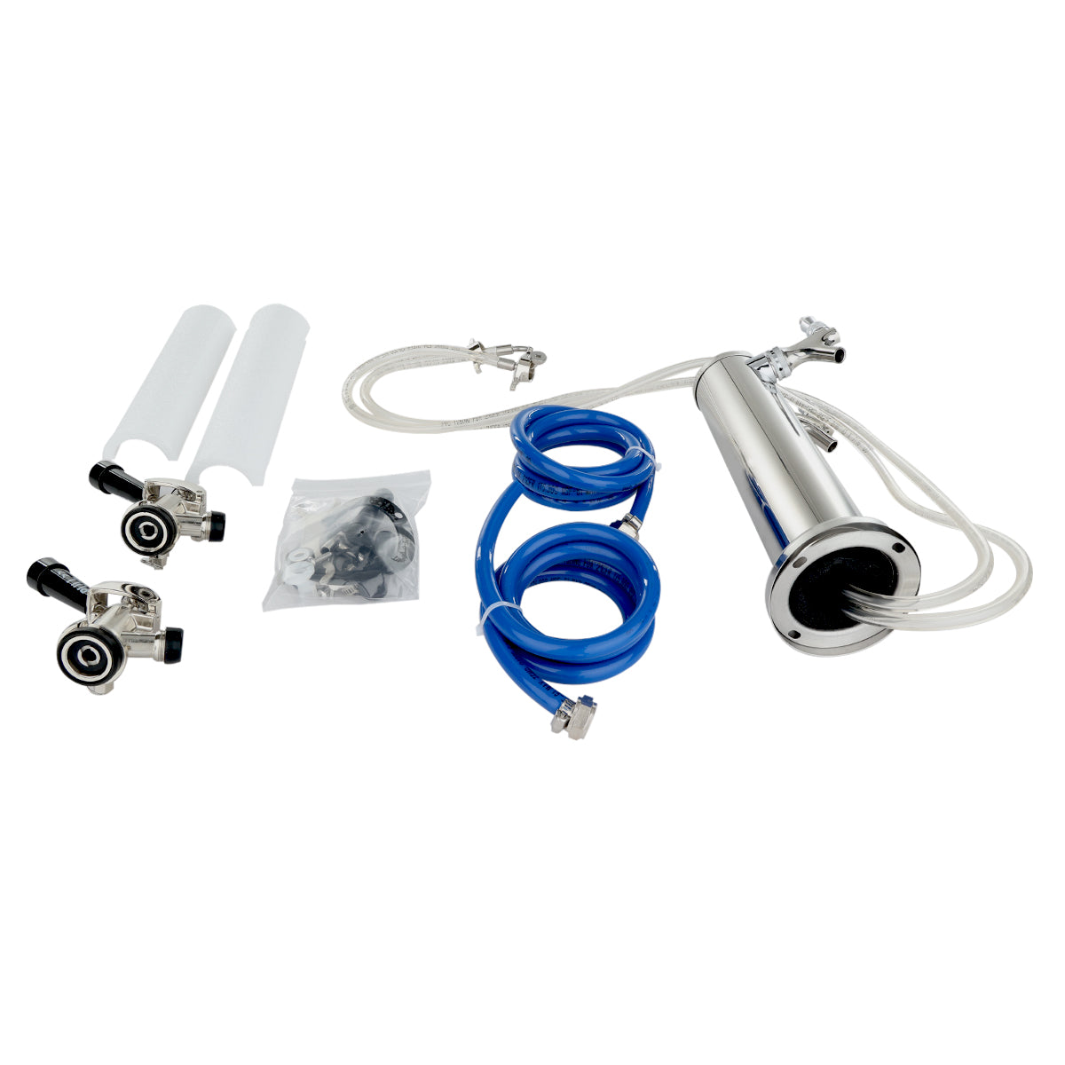 Empura Refrigeration E-KDD-TOWER-KIT-2 Draft Beer Dispensing Tower Kit Double Faucet Compatible With E-KDD Draft Beer Dispensing Series