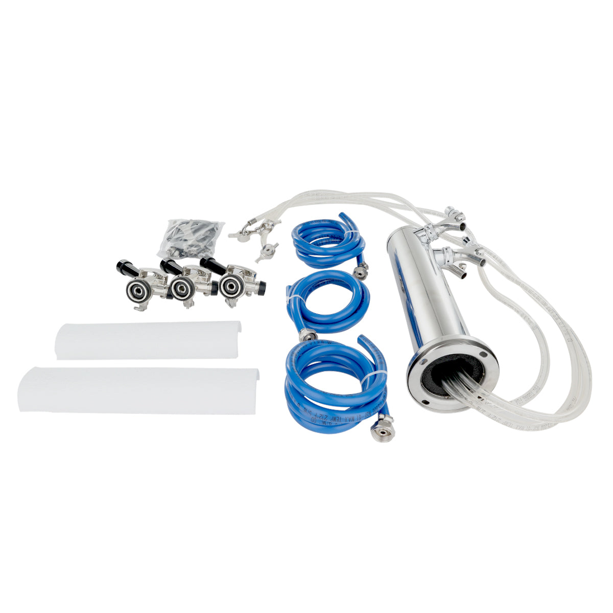 Empura Refrigeration E-KDD-TOWER-KIT-3 Draft Beer Dispensing Tower Kit Triple Faucet Compatible With E-KDD Draft Beer Dispensing Series