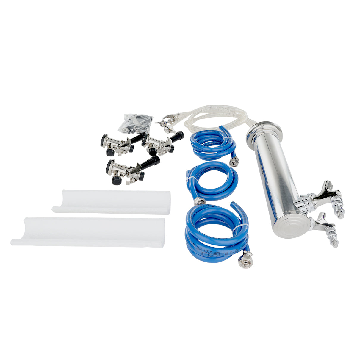Empura Refrigeration E-KDD-TOWER-KIT-3 Draft Beer Dispensing Tower Kit Triple Faucet Compatible With E-KDD Draft Beer Dispensing Series