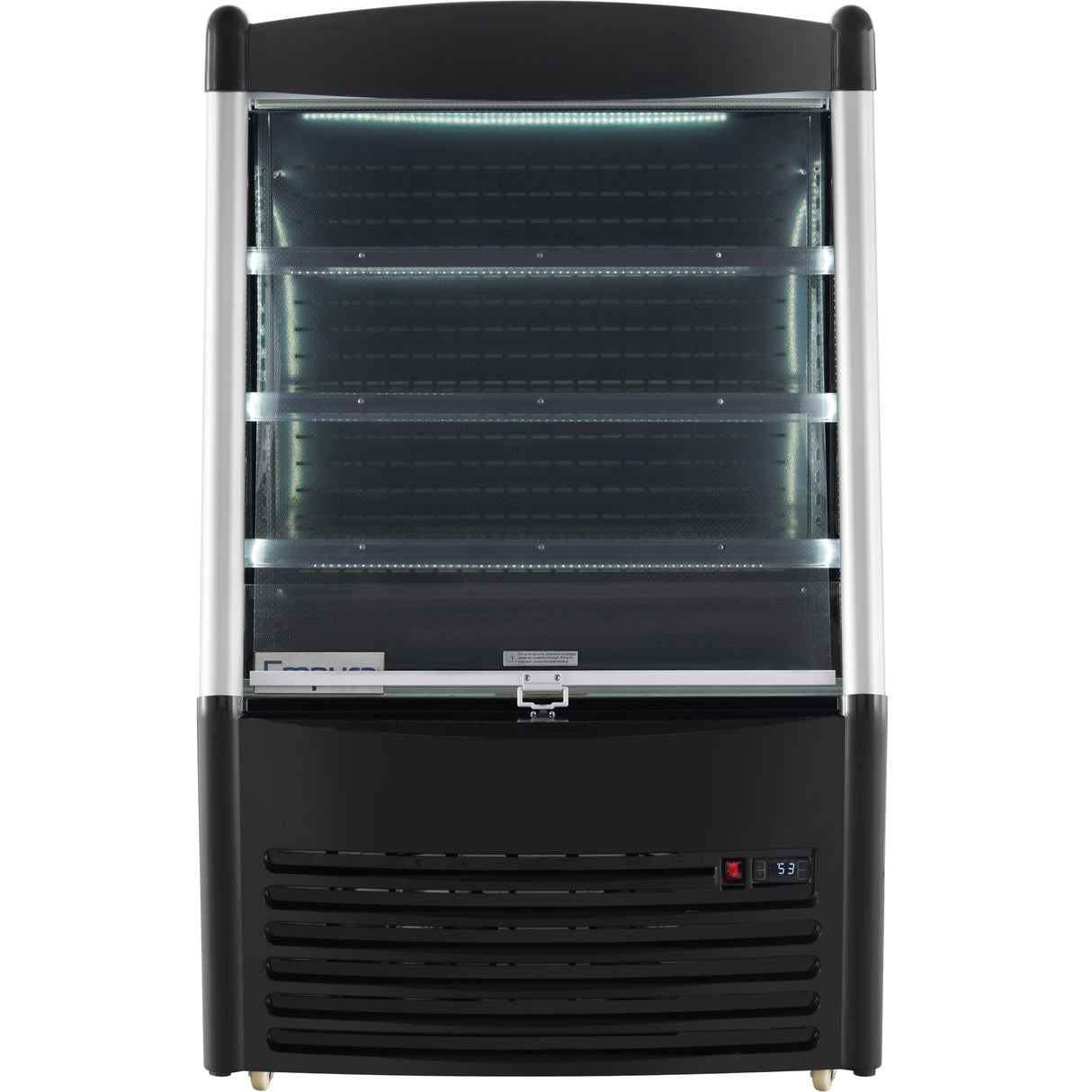 Empura Refrigeration E-VOAR-36B Open Air Merchandiser 36.2"W × 33.3"D × 59.4"H 11.3 Cu. Ft. Capacity