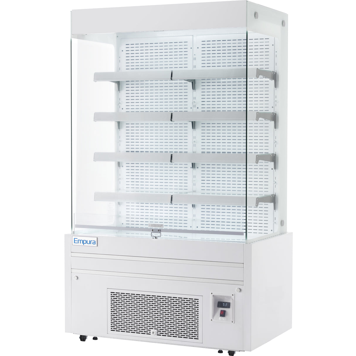 Empura Refrigeration E-VOAR-48W Open Air Merchandiser 48.4"W × 29"D × 79.9"H 26.8 Cu. Ft. Capacity