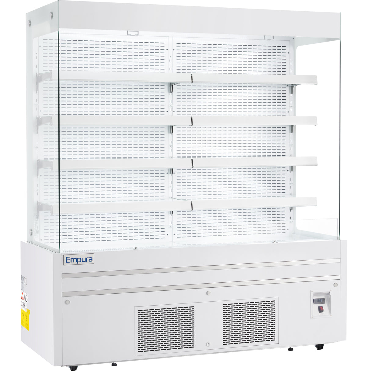 Empura Refrigeration E-VOAR-72W Open Air Merchandiser 72"W × 29"D × 79.9"H 40.9 Cu. Ft. Capacity