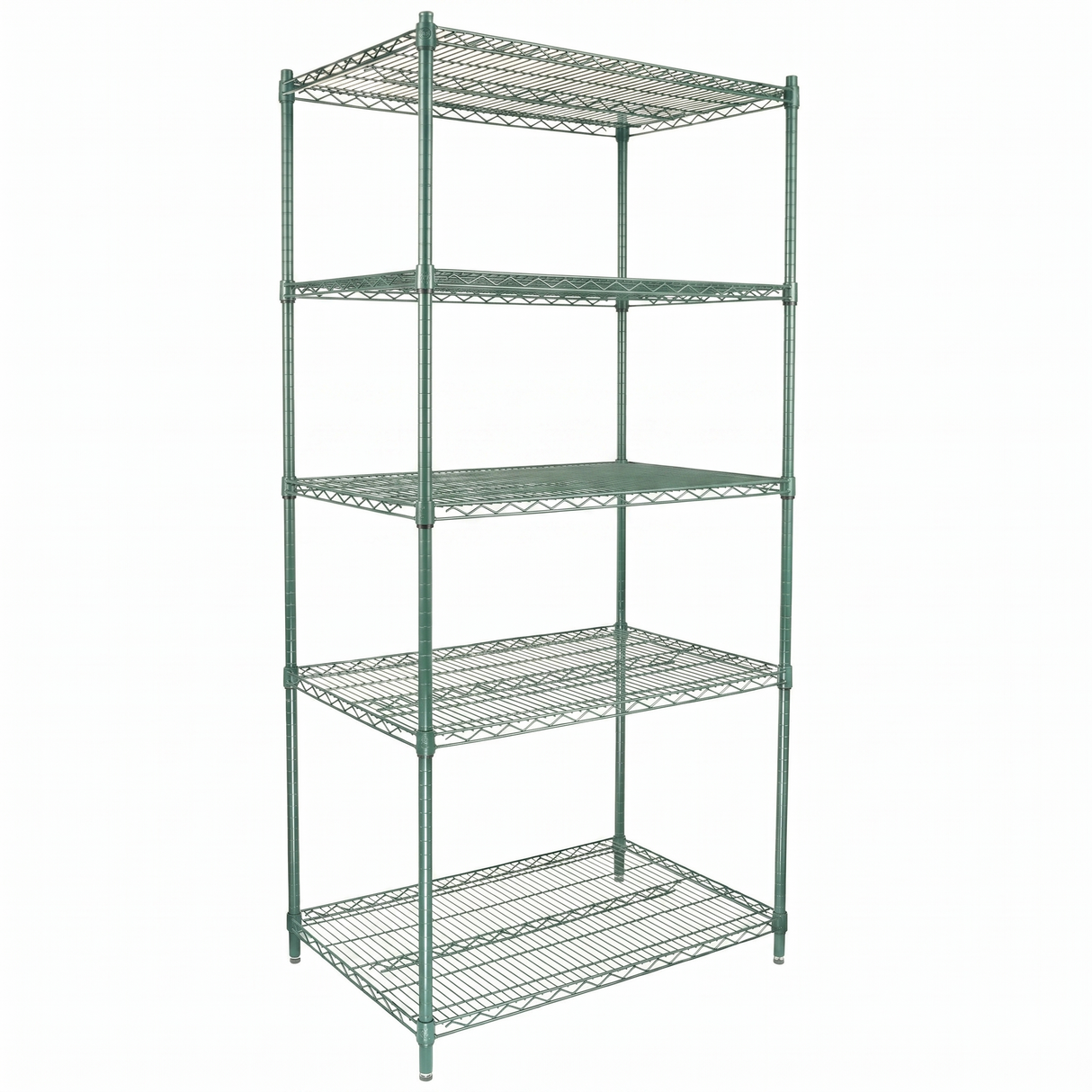 Empura Stainless E-WS243686 Shelving Unit 36"W X 24"D X 86"H 5-shelf