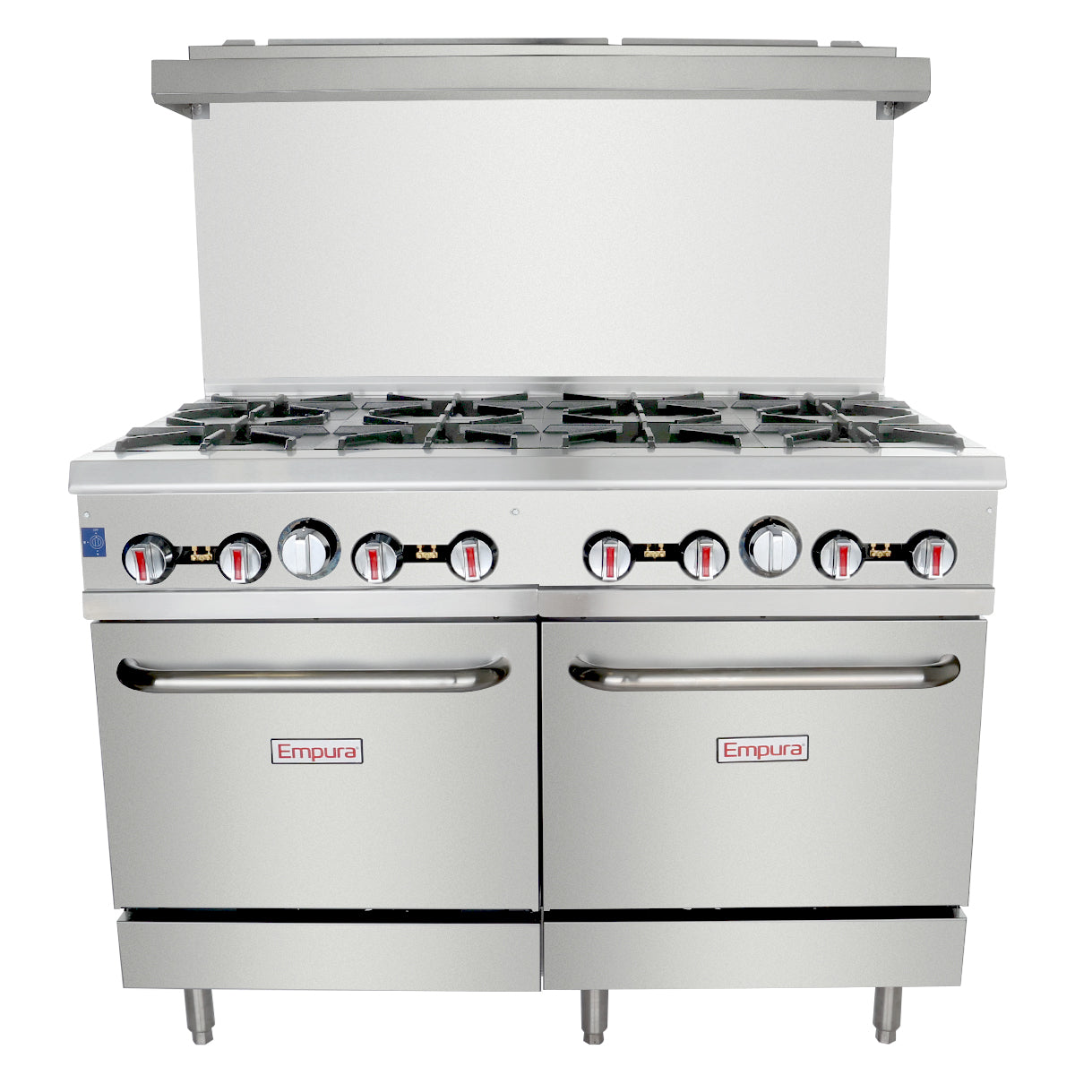 Empura Equipment EGR-48_NAT Double Base Gas Restaurant Range 48"W X 32 1/2"D X 59 3/4"H Natural Gas