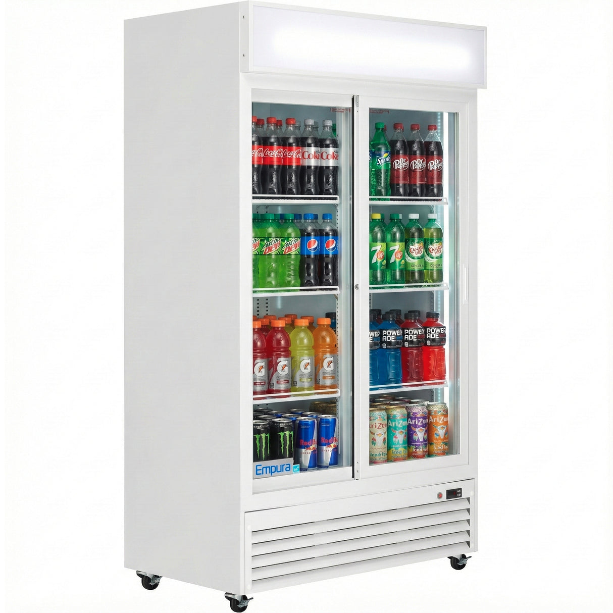 Empura Refrigeration ESM-36W Refrigerated Merchandiser 44.49"W X 27.56"D X 79.65"H 35 Cu. Ft. Capacity