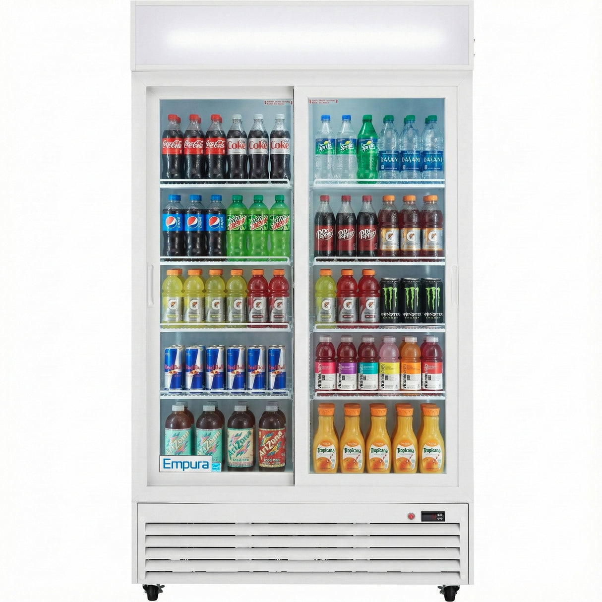 Empura Refrigeration ESM-36W Refrigerated Merchandiser 44.49"W X 27.56"D X 79.65"H 35 Cu. Ft. Capacity