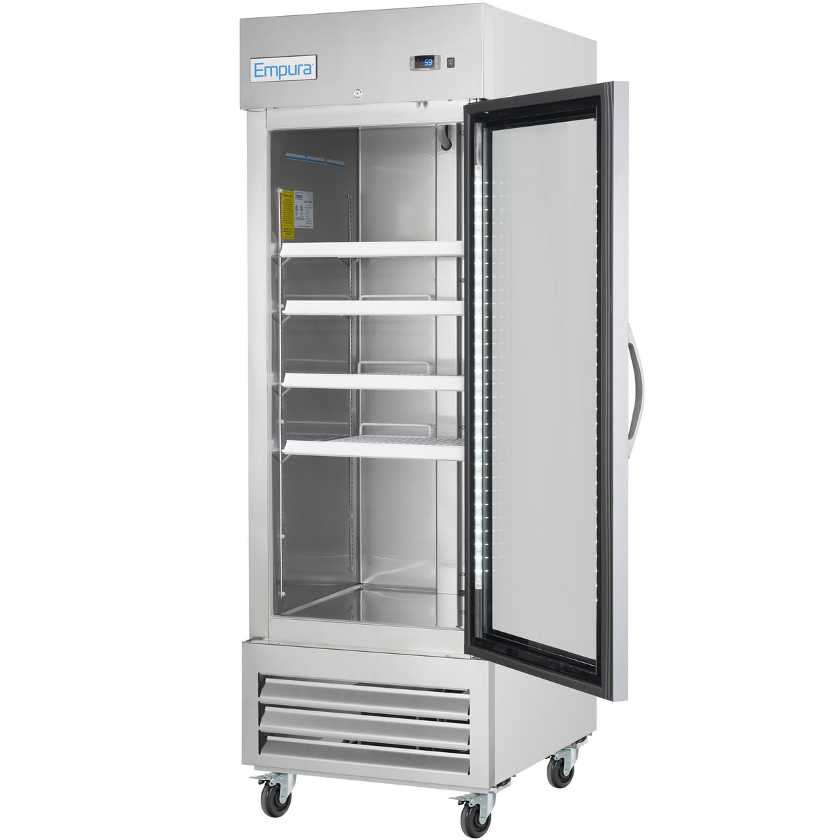 Empura Refrigeration E-KB27RG Reach-In Refrigerator 26.8"W X 31.9"D X 82.3"H 19 Cu. Ft. Capacity
