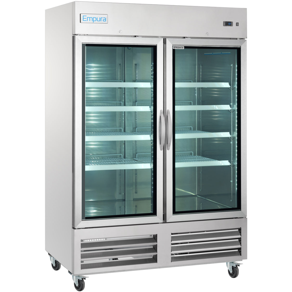 Empura Refrigeration E-KB54RG Reach-In Refrigerator 53.9"W X 31.9"D X 82.3"H 43.9 Cu. Ft. Capacity