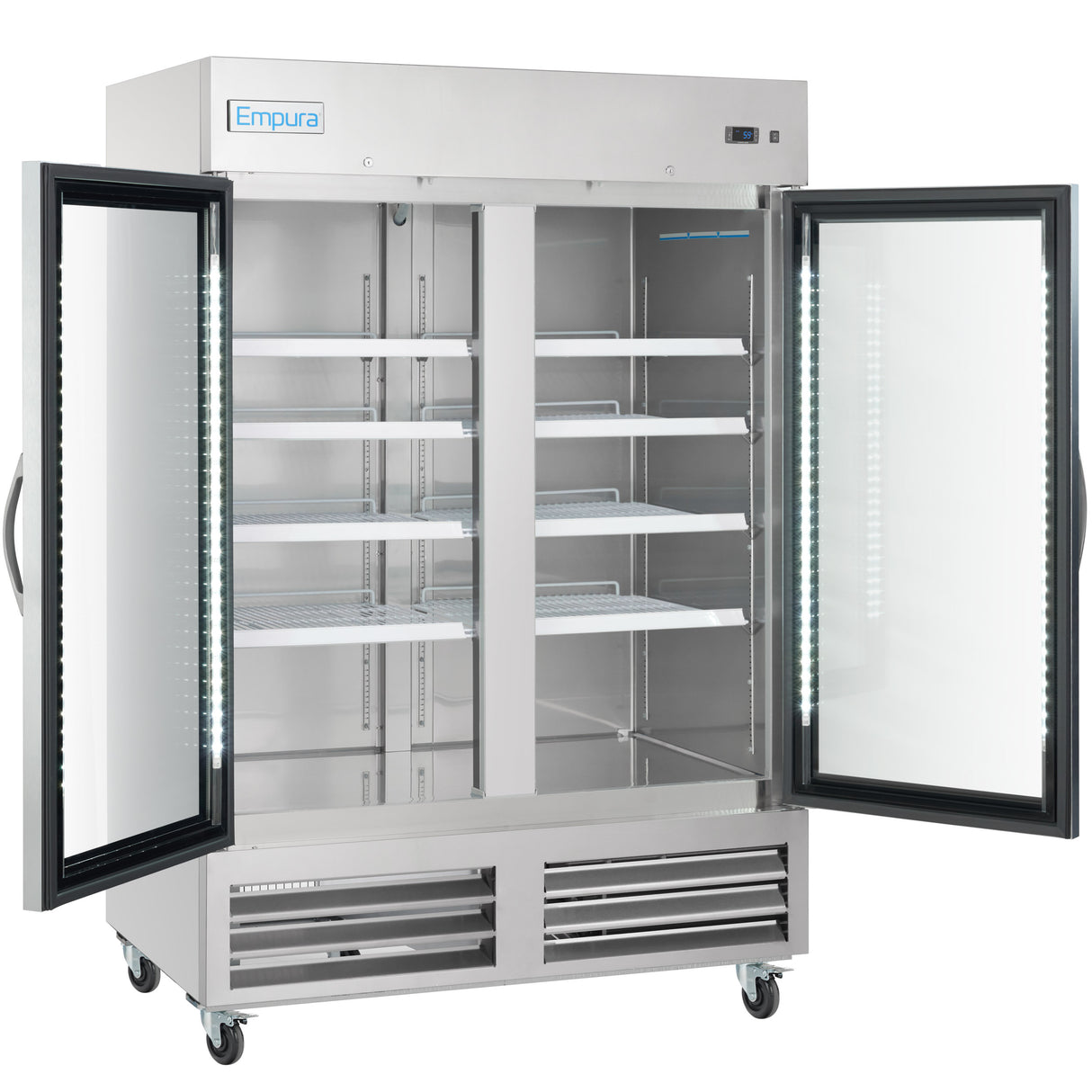 Empura Refrigeration E-KB54RG Reach-In Refrigerator 53.9"W X 31.9"D X 82.3"H 43.9 Cu. Ft. Capacity