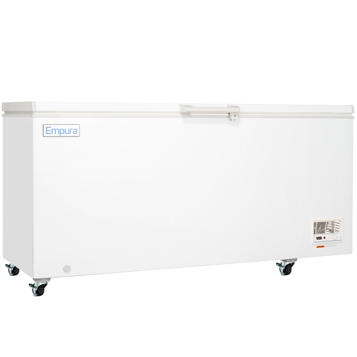 Empura Refrigeration E-CF-18 Solid Lid Chest Freezer 70.67"W X 28.94"D X 33.27"H 18.2 Cu. Ft. Capacity
