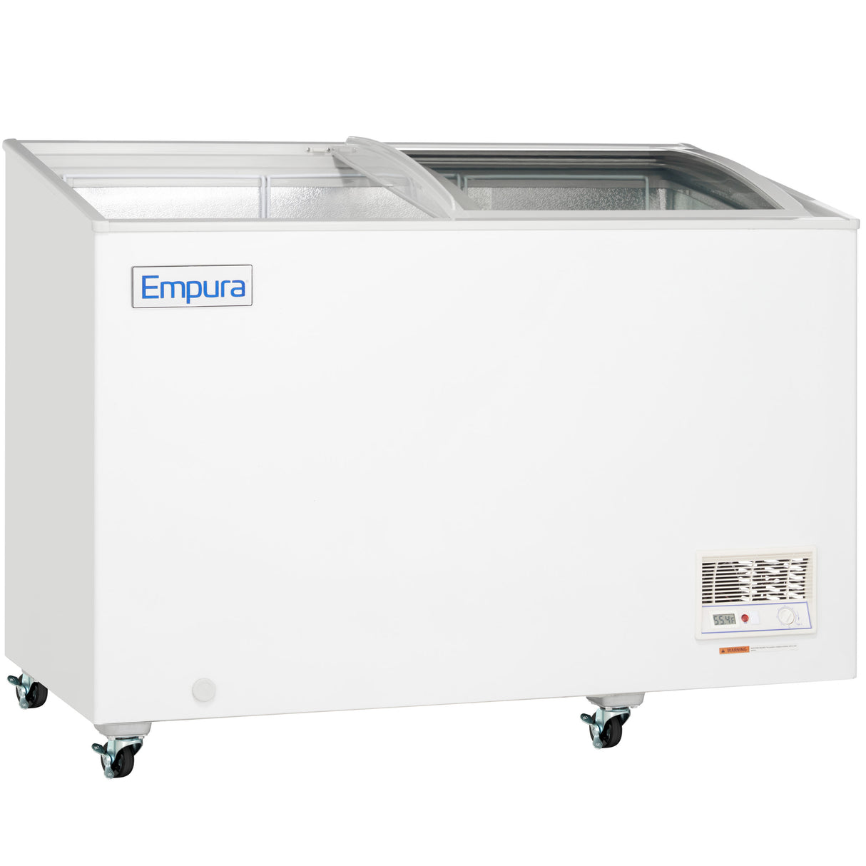 Empura Refrigeration E-CFCG-10 Oblique Curved Lid Chest Freezer 47.05"W X 25.75"D X 36.89"H