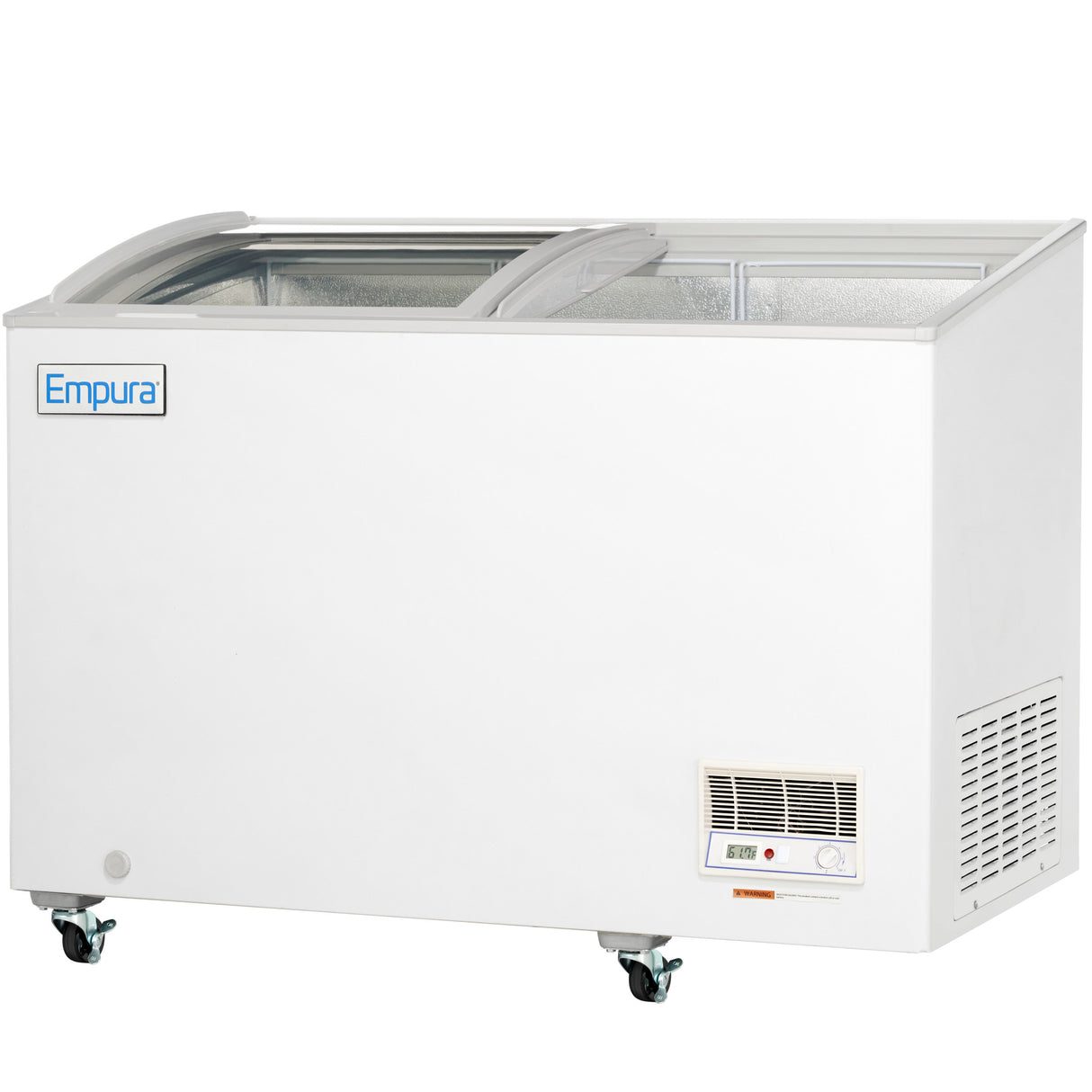 Empura Refrigeration E-CFCG-10 Oblique Curved Lid Chest Freezer 47.05"W X 25.75"D X 36.89"H