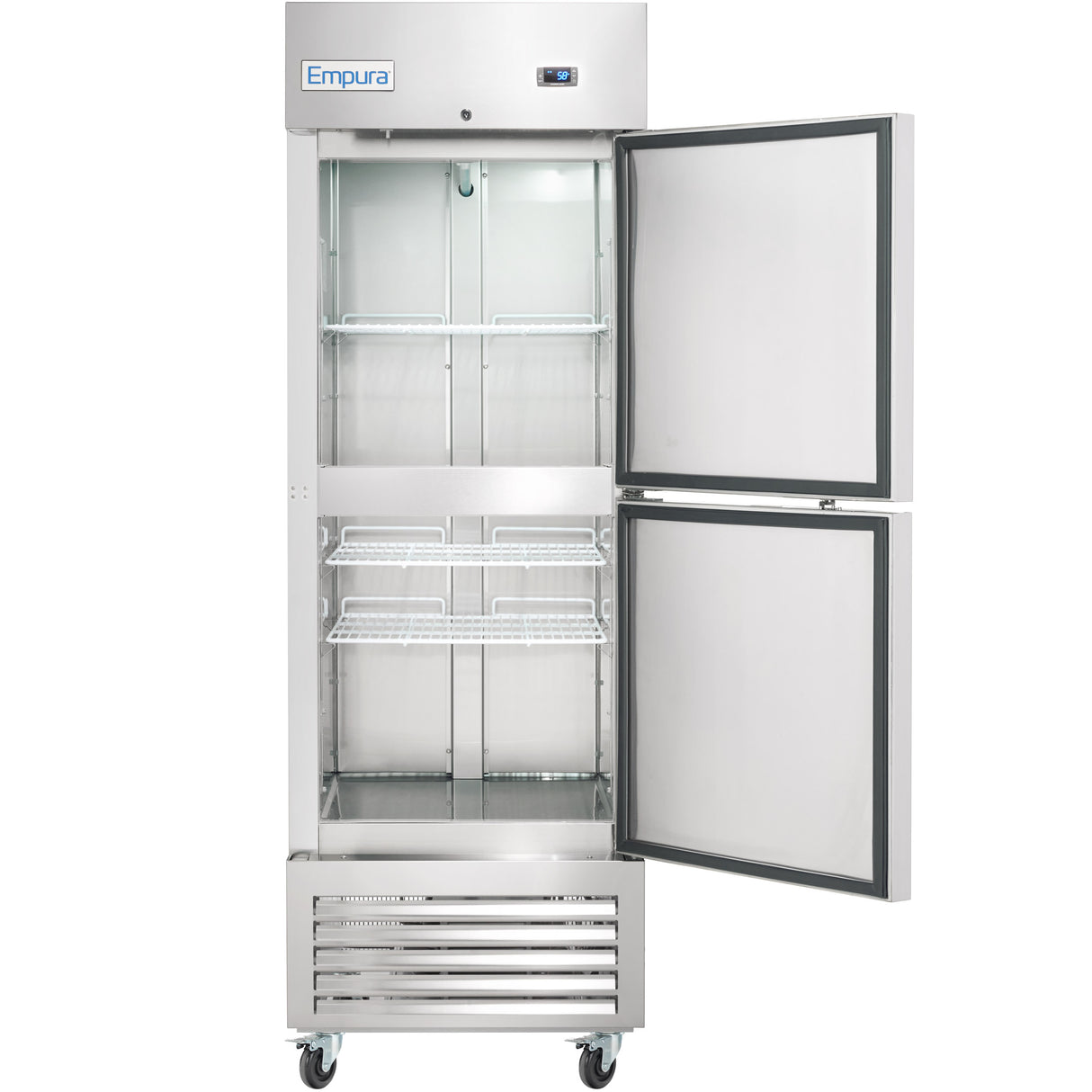 Empura Refrigeration E-KB27FH Reach-In Freezer 26-3/4"W X 32-11/16"D X 82-5/16"H 23 Cu. Ft. Capacity