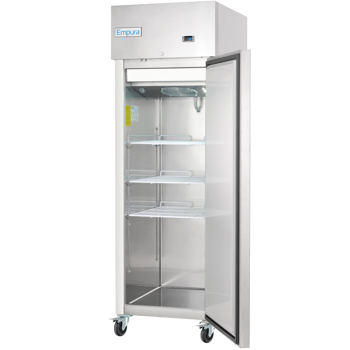 Empura Refrigeration E-KB28TF Reach-In Freezer 1 Swing Solid Door 26.8"W X 32.7"D X 82.3"H