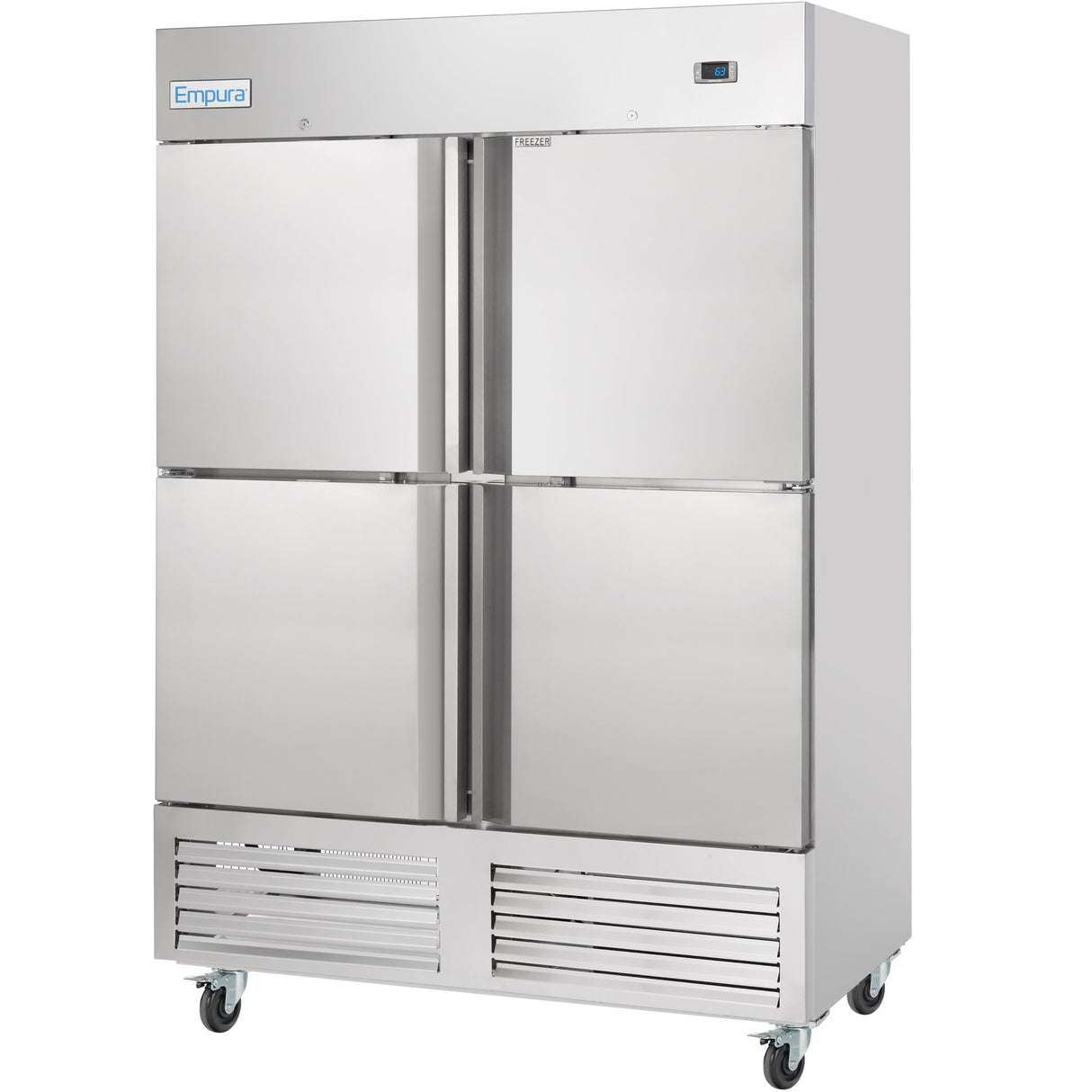 Empura Refrigeration E-KB54FH Reach-In Freezer 53-15/16"W X 32-11/16"D X 82-5/16"H 49 Cu. Ft. Capacity