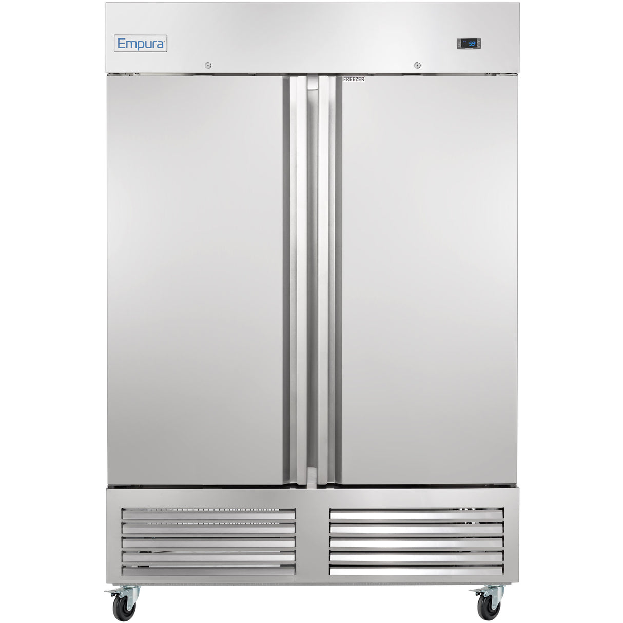 Empura Refrigeration E-KB54F Reach-In Freezer 53.9"W X 32.7"D X 82.3"H 41.6 Cu. Ft. Capacity