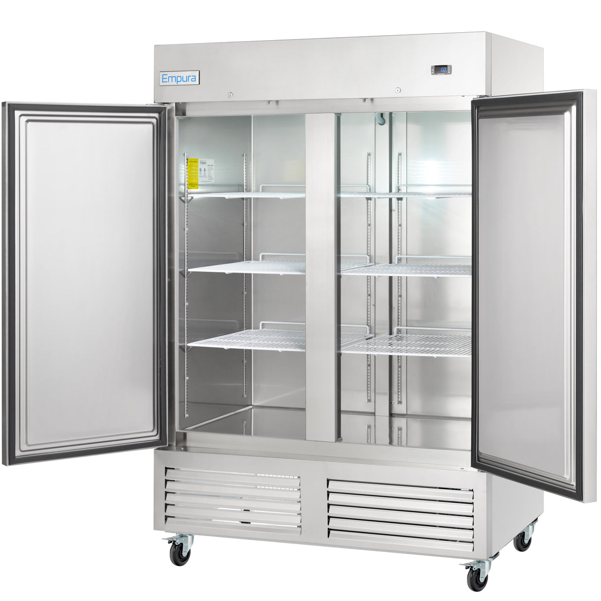Empura Refrigeration E-KB54F Reach-In Freezer 53.9"W X 32.7"D X 82.3"H 41.6 Cu. Ft. Capacity