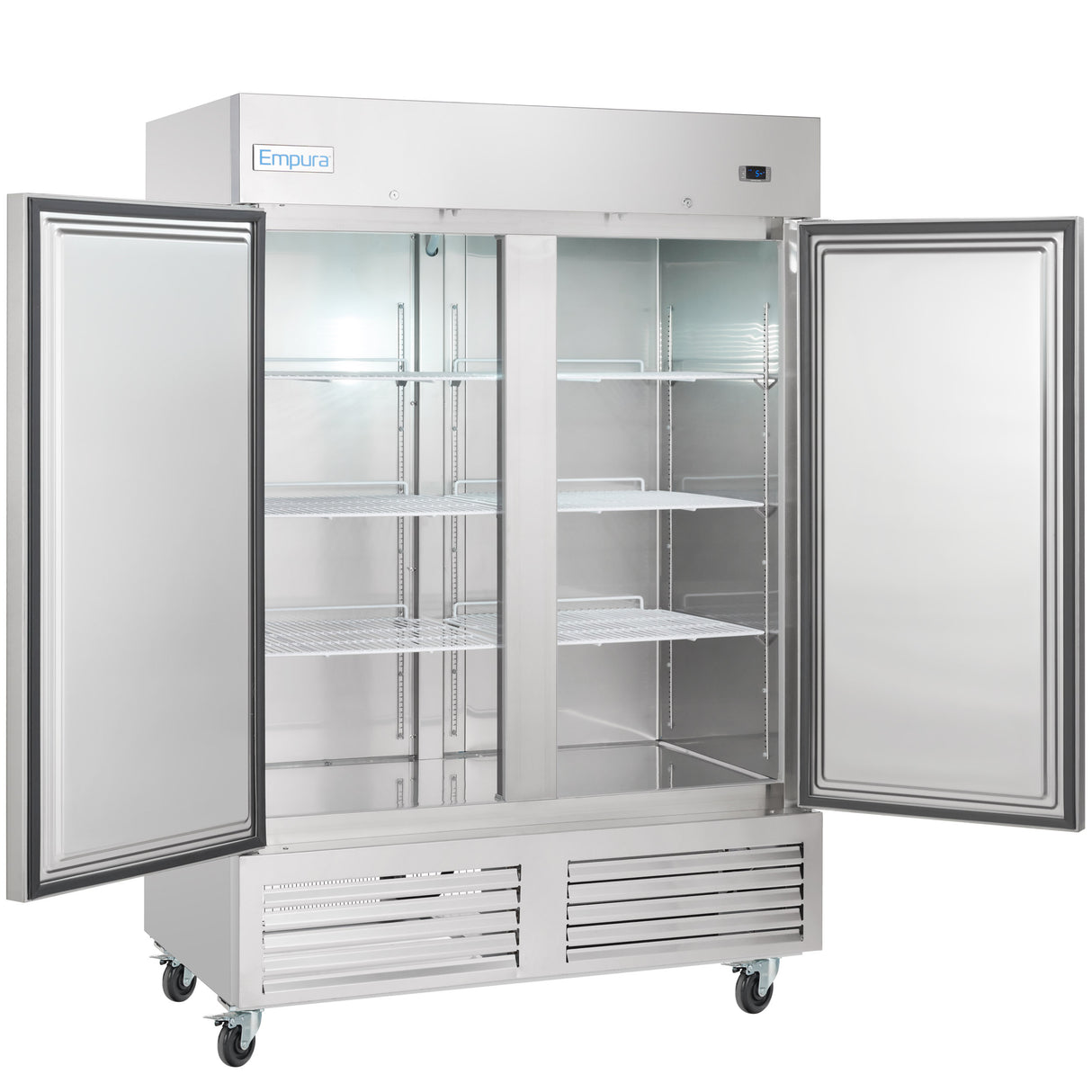 Empura Refrigeration E-KB54R-HC Reach-In Refrigerator 54"W X 32.2"D X 82.5"H 47 Cu. Ft. Capacity
