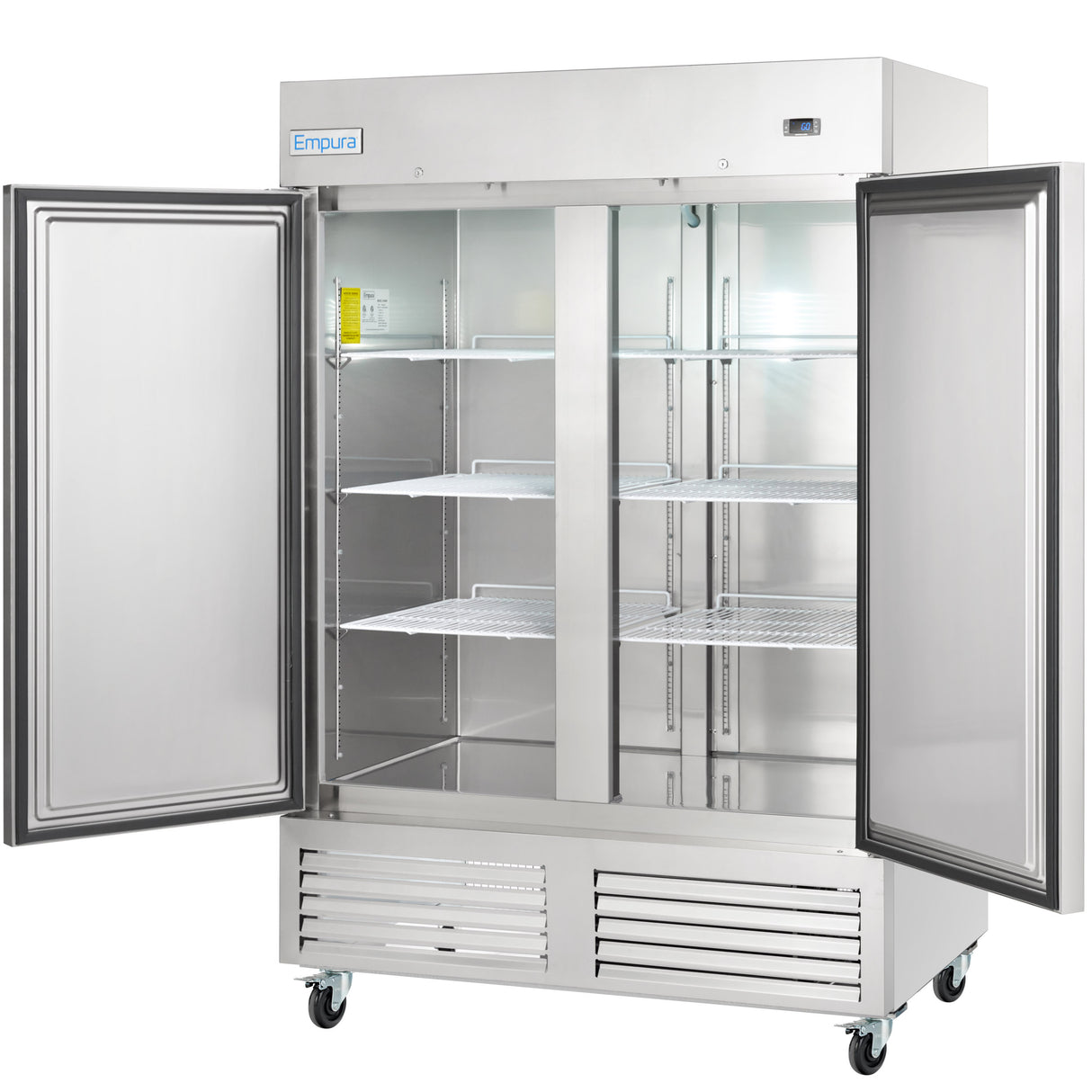Empura Refrigeration E-KB54R-HC Reach-In Refrigerator 54"W X 32.2"D X 82.5"H 47 Cu. Ft. Capacity