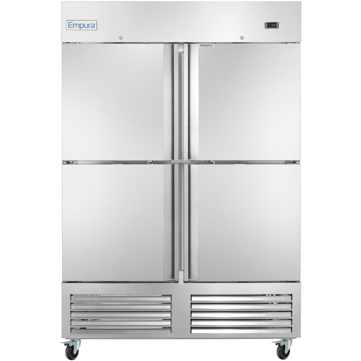 Empura Refrigeration E-KB54RH Reach-In Refrigerator 53-15/16"W X 32-11/16"D X 82-5/16"H 49 Cu. Ft. Capacity