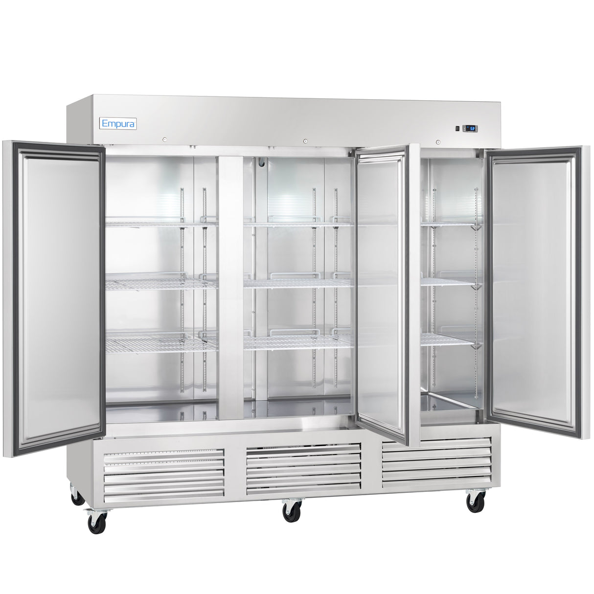 Empura Refrigeration E-KB81F Reach-In Freezer 81"W X 32.7"D X 82.3"H 66 Cu. Ft. Capacity
