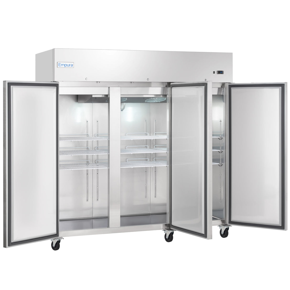 Empura Refrigeration E-KB82TF Reach-In Freezer 3 Swing Solid Doors 81"W X 32.7"D X 82.3"H