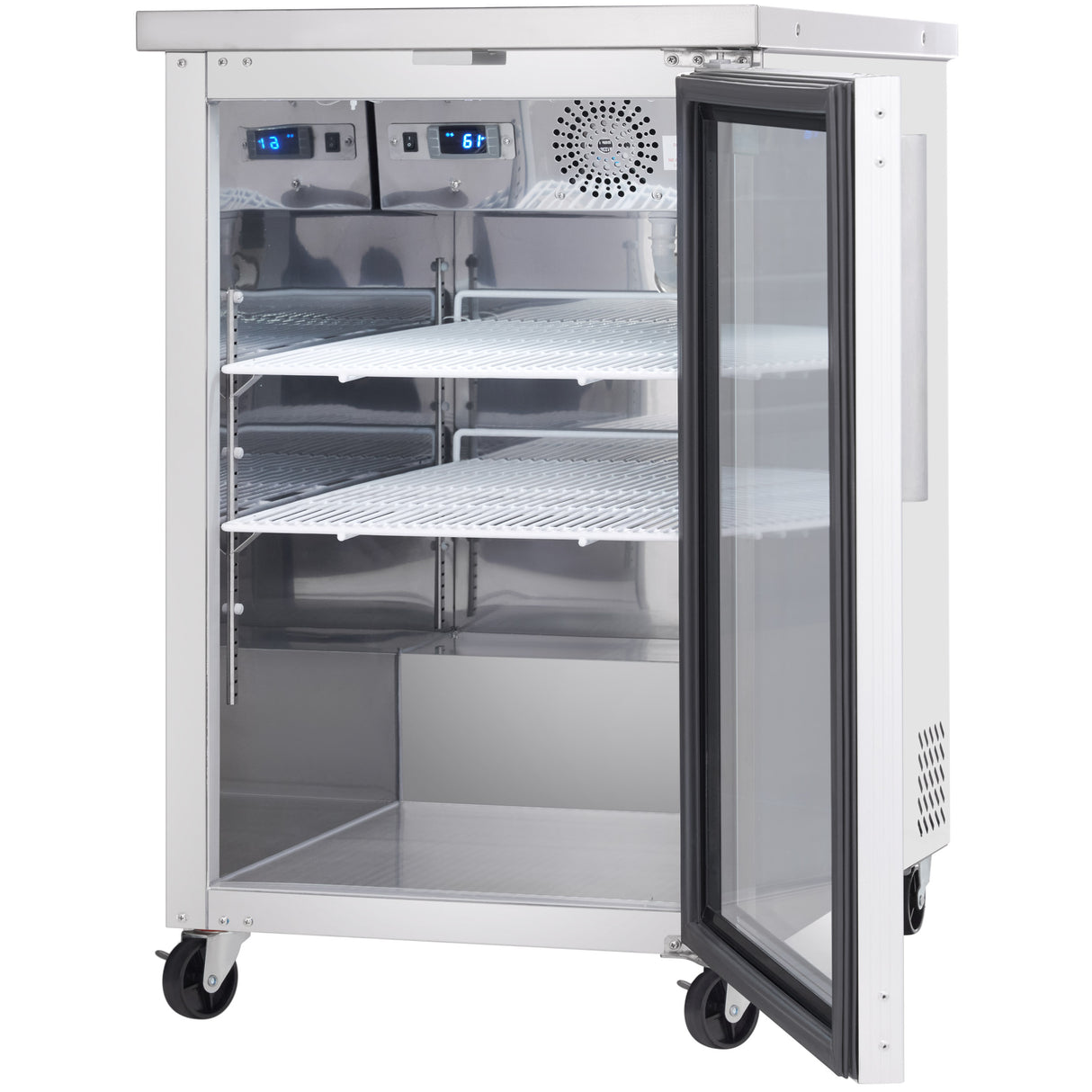 Empura Refrigeration E-KBB24-1G-29-S Back Bar Cooler 24.1"W X 29.9"D X 38.7"H 8.1 Cu. Ft. Capacity