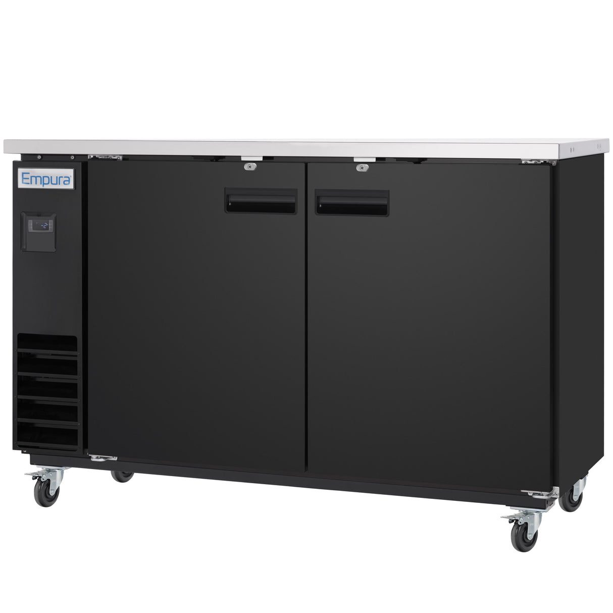 Empura Refrigeration E-KBB60-2-24 Back Bar Cooler 2 Swing Solid Doors 61"W X 24 7/16"D X 41 3/4"H