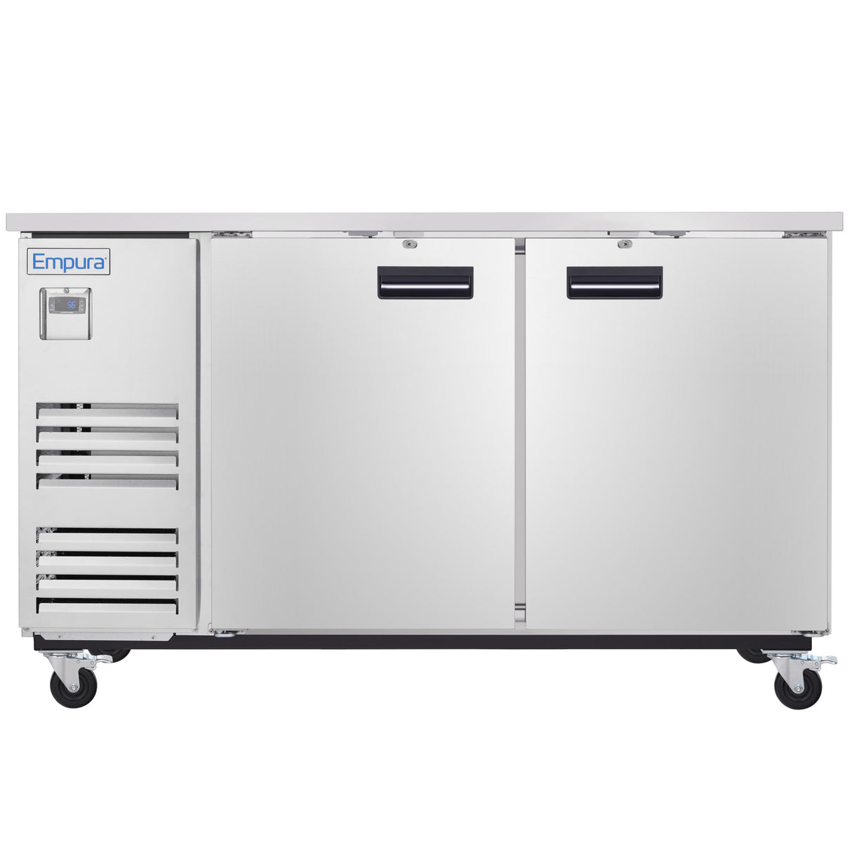 Empura Refrigeration E-KBB70-2-27-S Back Bar Cooler 2 Swing Solid Doors 69"W X 27 5/8"D X 42 1/2"H