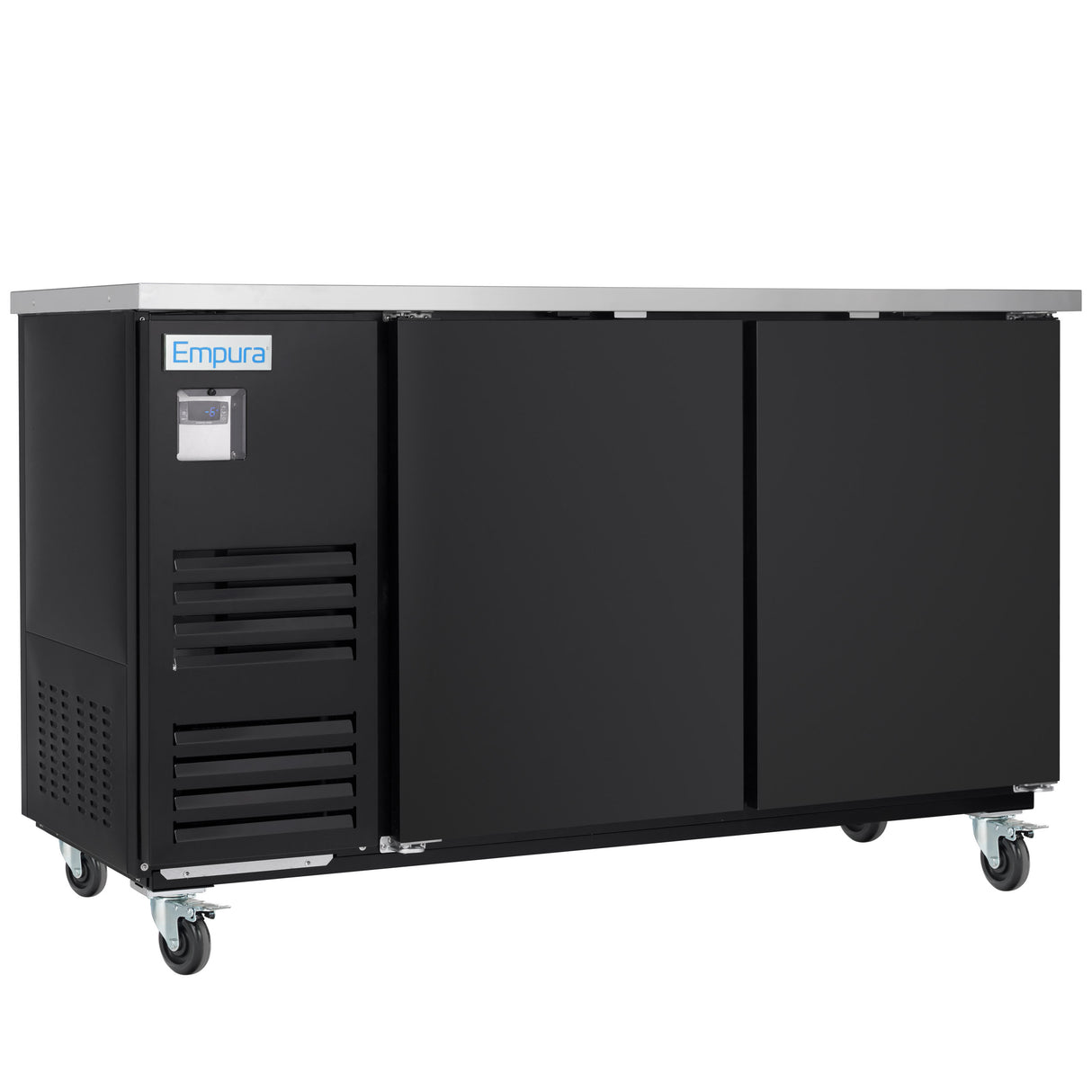Empura Refrigeration E-KBB70-2-27 Back Bar Cooler 2 Swing Solid Doors 69"W X 27 5/8"D X 42 1/2"H