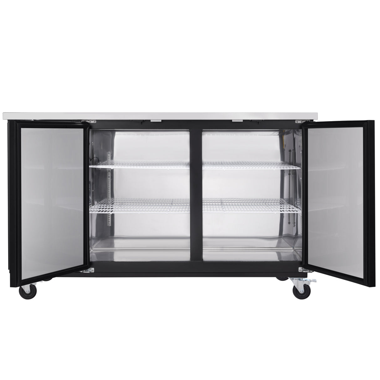 Empura Refrigeration E-KBB70-2-27 Back Bar Cooler 2 Swing Solid Doors 69"W X 27 5/8"D X 42 1/2"H
