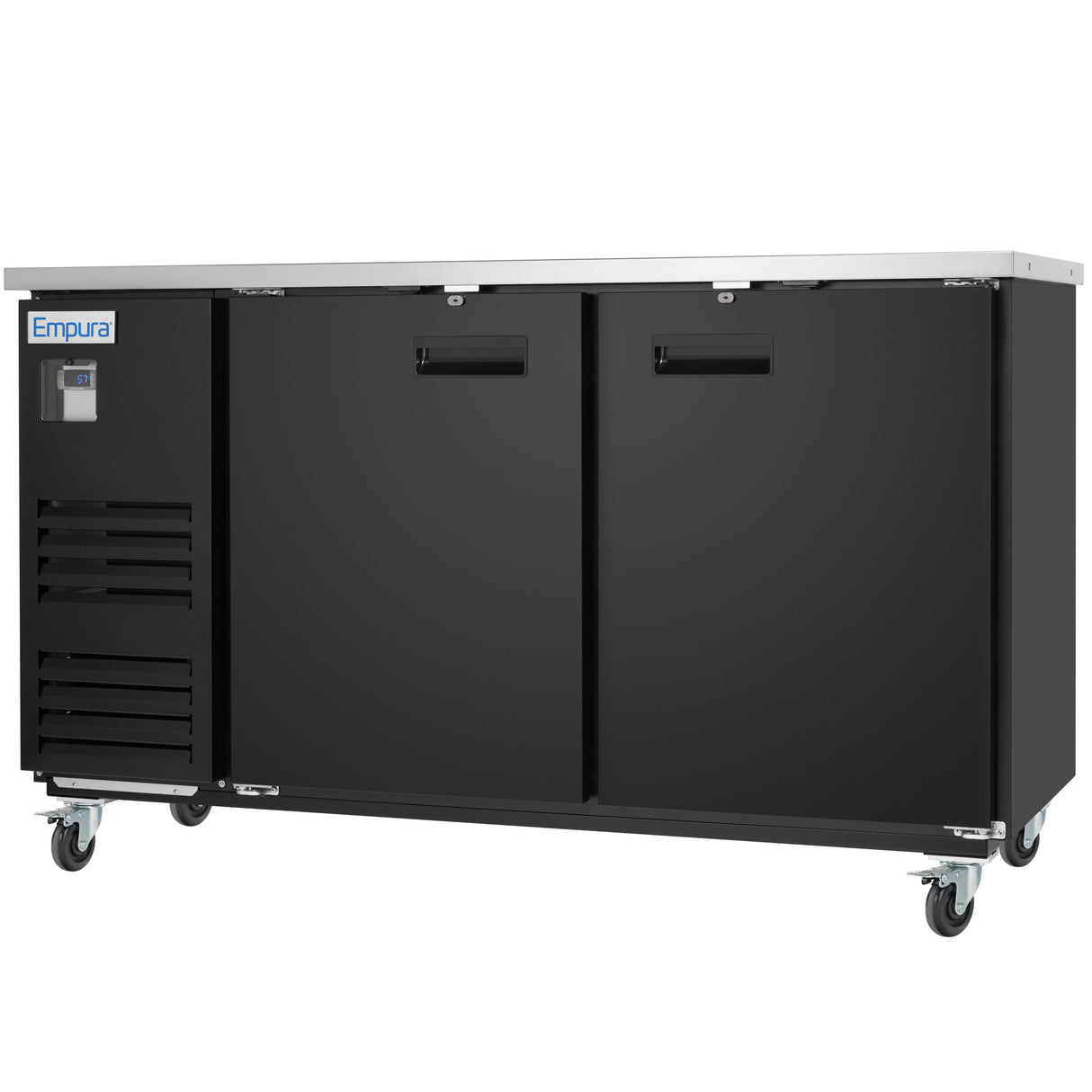 Empura Refrigeration E-KBB70-2-27 Back Bar Cooler 2 Swing Solid Doors 69"W X 27 5/8"D X 42 1/2"H