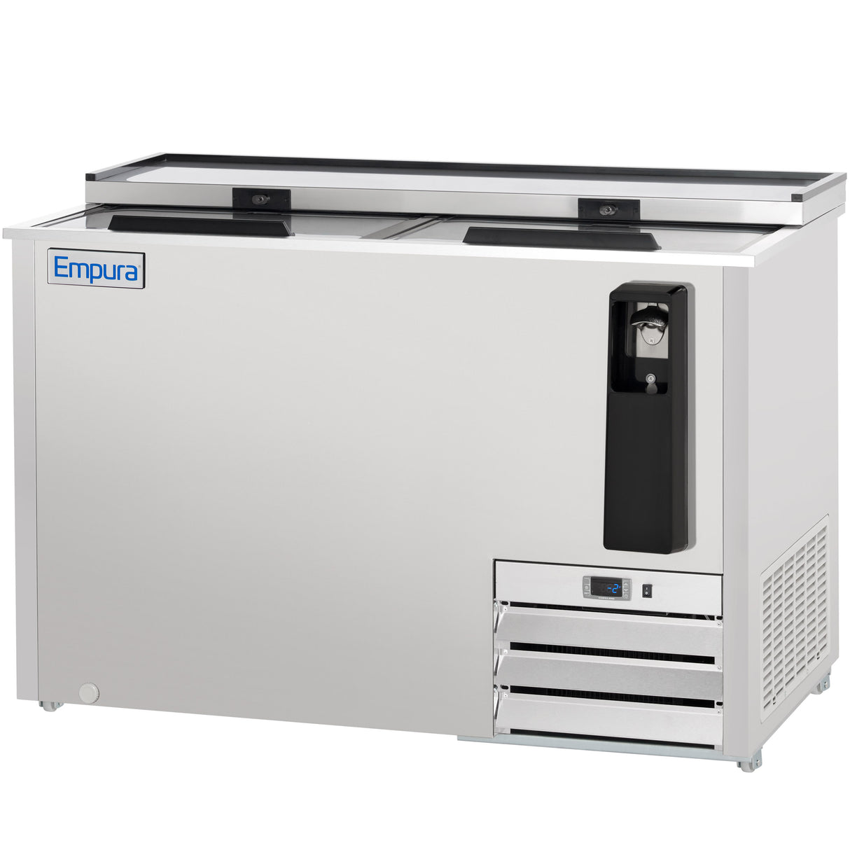 Empura Refrigeration E-KBC-50-S Bottle Cooler 49.4"W X 27"D X 35"H 13.7 Cu. Ft. Capacity