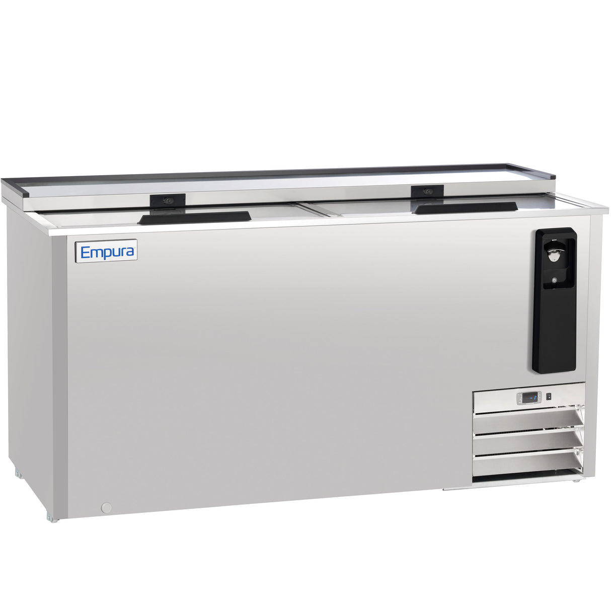 Empura Refrigeration E-KBC-65-S Bottle Cooler 64.3"W X 27"D X 35"H 19 Cu. Ft. Capacity