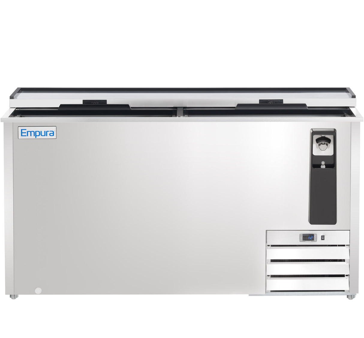 Empura Refrigeration E-KBC-65-S Bottle Cooler 64.3"W X 27"D X 35"H 19 Cu. Ft. Capacity