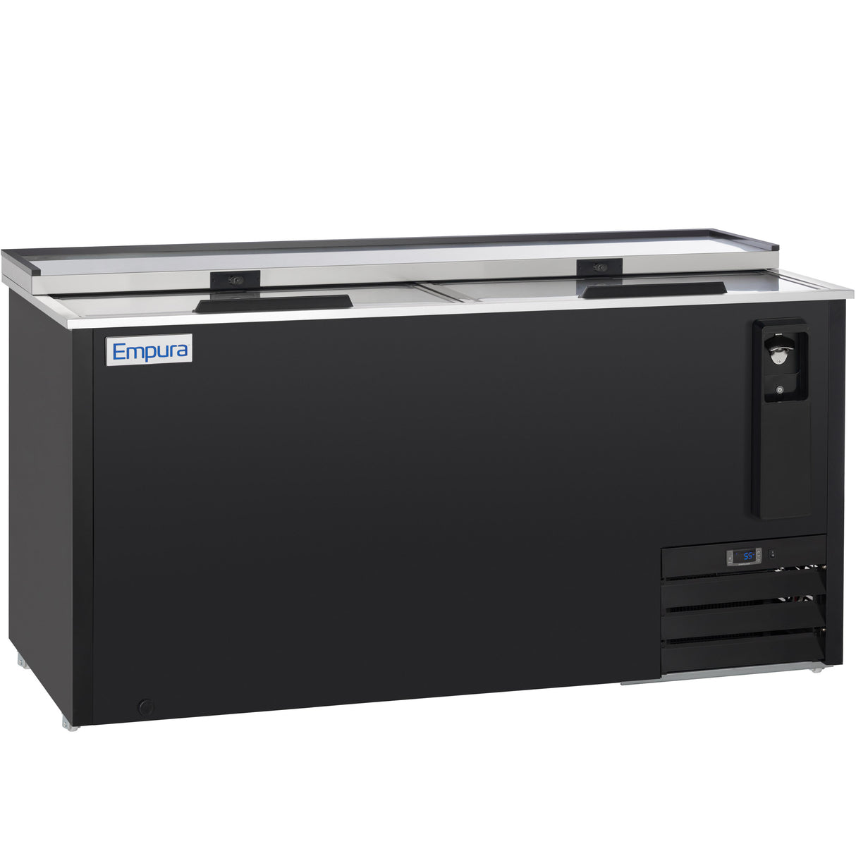 Empura Refrigeration E-KBC-65 Bottle Cooler 64.3"W X 27"D X 35"H 19 Cu. Ft. Capacity
