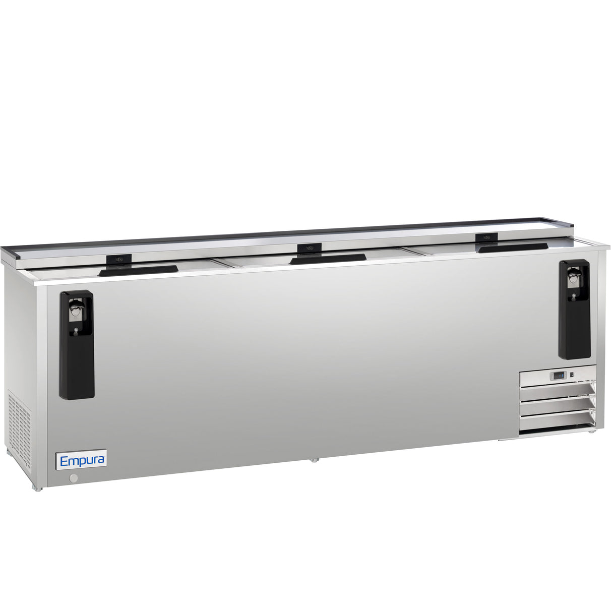 Empura Refrigeration E-KBC-95-S Bottle Cooler 95.3"W X 27"D X 35"H 29 Cu. Ft. Capacity