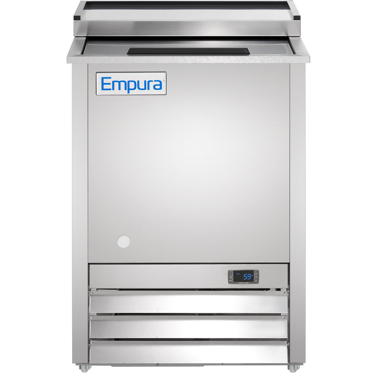 Empura Refrigeration E-KBGF24-S Glass Froster 24"W X 27 1/16"D X 34 7/8"H 2 Shelves And Bottom Rack Standard