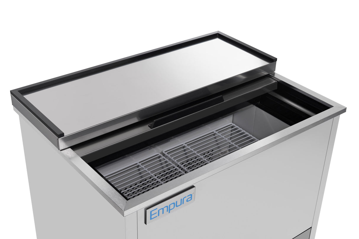 Empura Refrigeration E-KBGF36-S Glass Froster 36 13/16"W X 27 1/16"D X 34 7/8"H 2 Shelves And Bottom Rack Standard