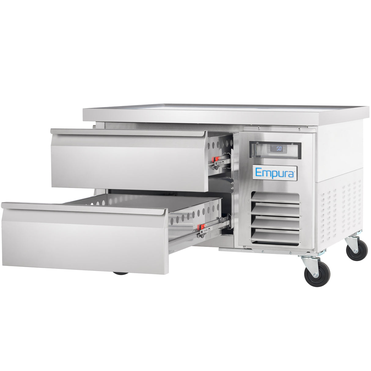 Empura Refrigeration E-KCBRC36 Refrigerated Equipment Stand 37.9"W X 31.9"D X 26.8"H 5.1 Cu. Ft. Capacity
